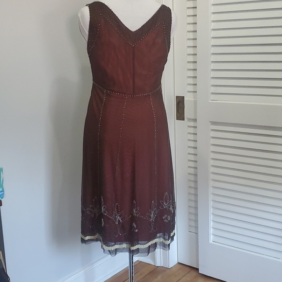 ECI New York Sleeveless beaded cocktail dress - Picture 2 of 6